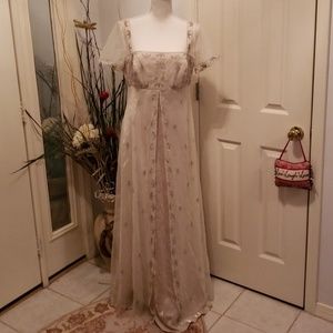 VINTAGE Michaelangelo Gown Bridgerton inspired